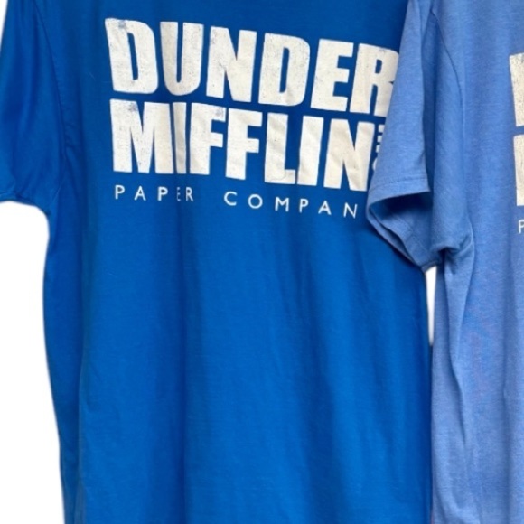 V🌺DUNDER MIFFLIN LOT/BUNDLE (2)The Office -DunderMifflin Inc Paper Co.TeeShirts - Picture 5 of 9
